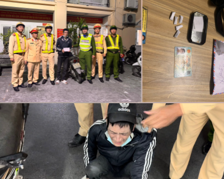 Kiểm tra nồng độ cồn phát hiện đối tượng tàng trữ trái phép chất ma túy